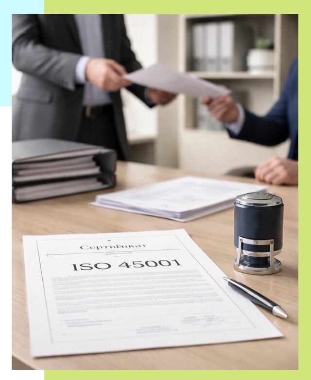 Сертификат ISO 45001 в Каменке под ключ от 45518 р. | Сертэкс